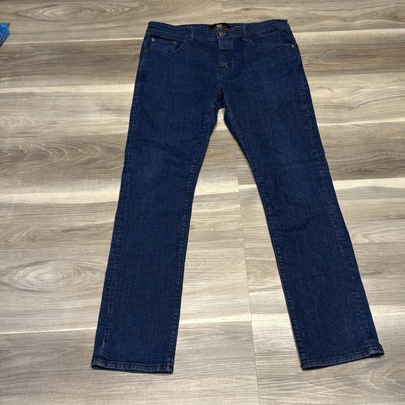 🚩 Crosshatch straight leg Men's Blue Jeans size 36 - Picture 2 of 9